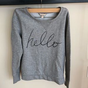 Banana Republic XS Hello Sweatshirt